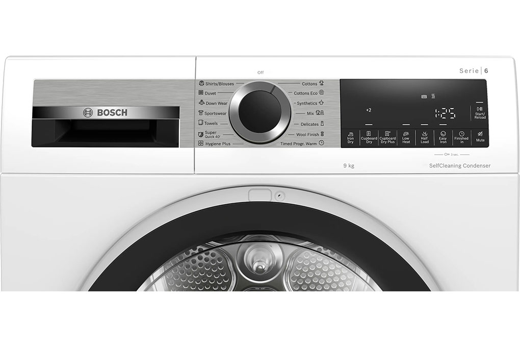 Máy sấy bơm nhiệt Bosch serie 6 9kg WQG24570SG Máy sấy bơm nhiệt Bosch serie 6 9kg WQG24570SG