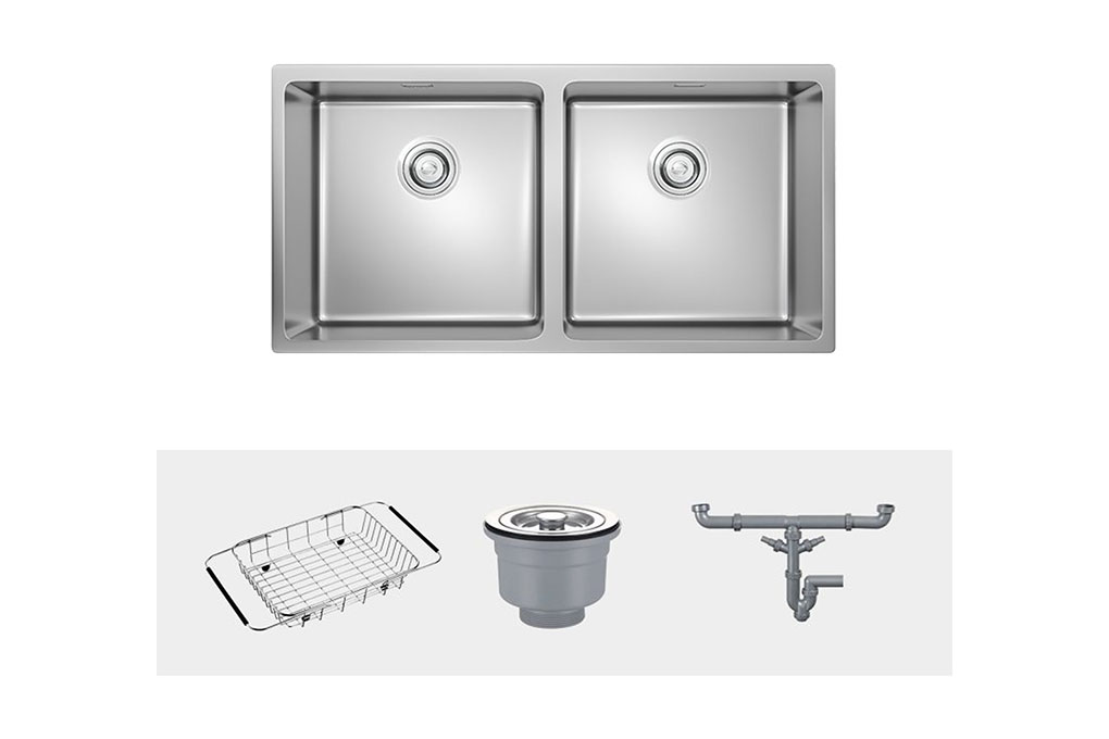 Chậu rửa bát Konox Cube 8744DU Chậu rửa bát Konox Cube 8744DU