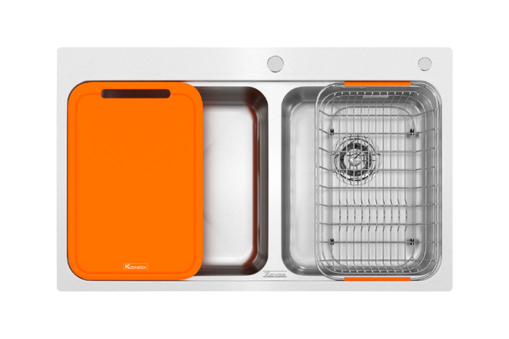 Chậu rửa bát Konox R50 Tari 8251TD Chậu rửa bát Konox R50 Tari 8251TD