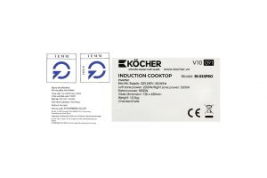 Bếp từ đôi âm Kocher DI-333 Pro 5000W
