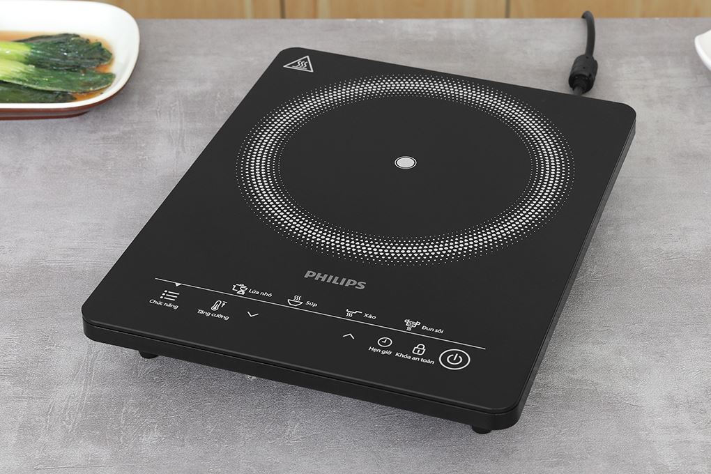 Bếp từ đơn Philips HD5830/90 2000W Bếp từ đơn Philips HD5830/90 2000W