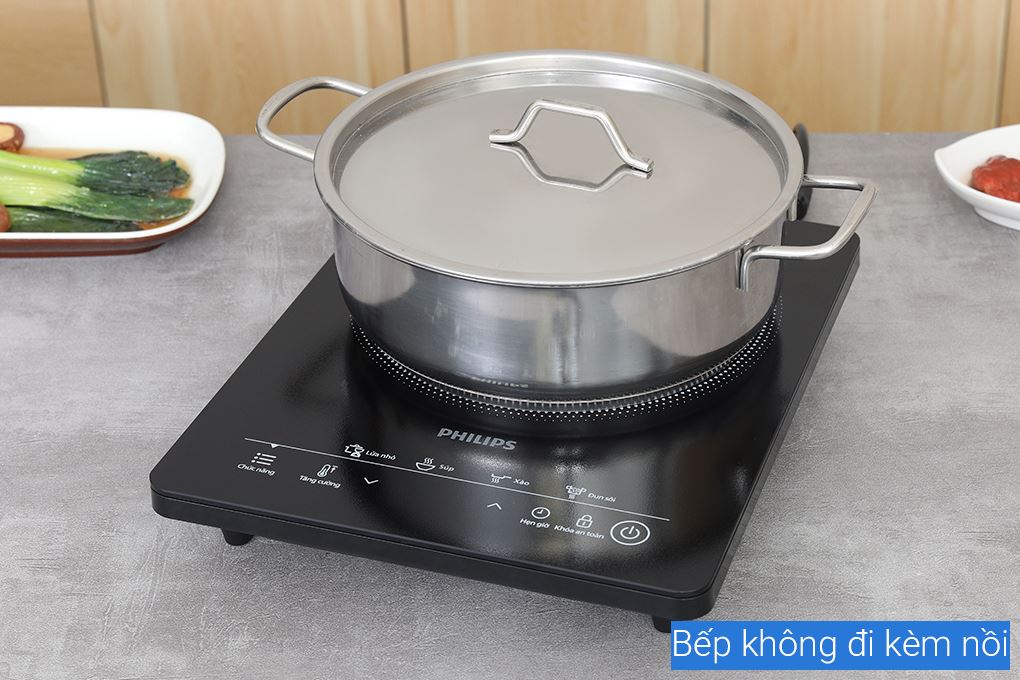 Bếp từ đơn Philips HD5830/90 2000W Bếp từ đơn Philips HD5830/90 2000W