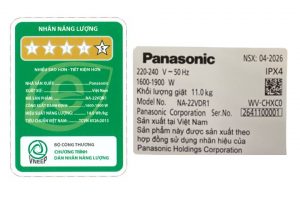 Máy giặt Panasonic Inverter 11 Kg NA-22VDR1BVT