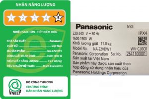 Máy giặt Panasonic Inverter 11kg NA-22VDW1BVT