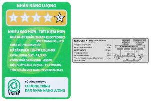 Máy giặt Sharp 12.5 kg ES-TM125CN-MR