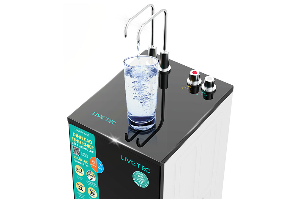 Máy lọc nước nóng nguội Karofi Livotec 615S Máy lọc nước nóng nguội Karofi Livotec 615S