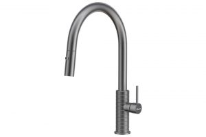 Vòi rửa bát dây rút Konox Venice Gun Metal