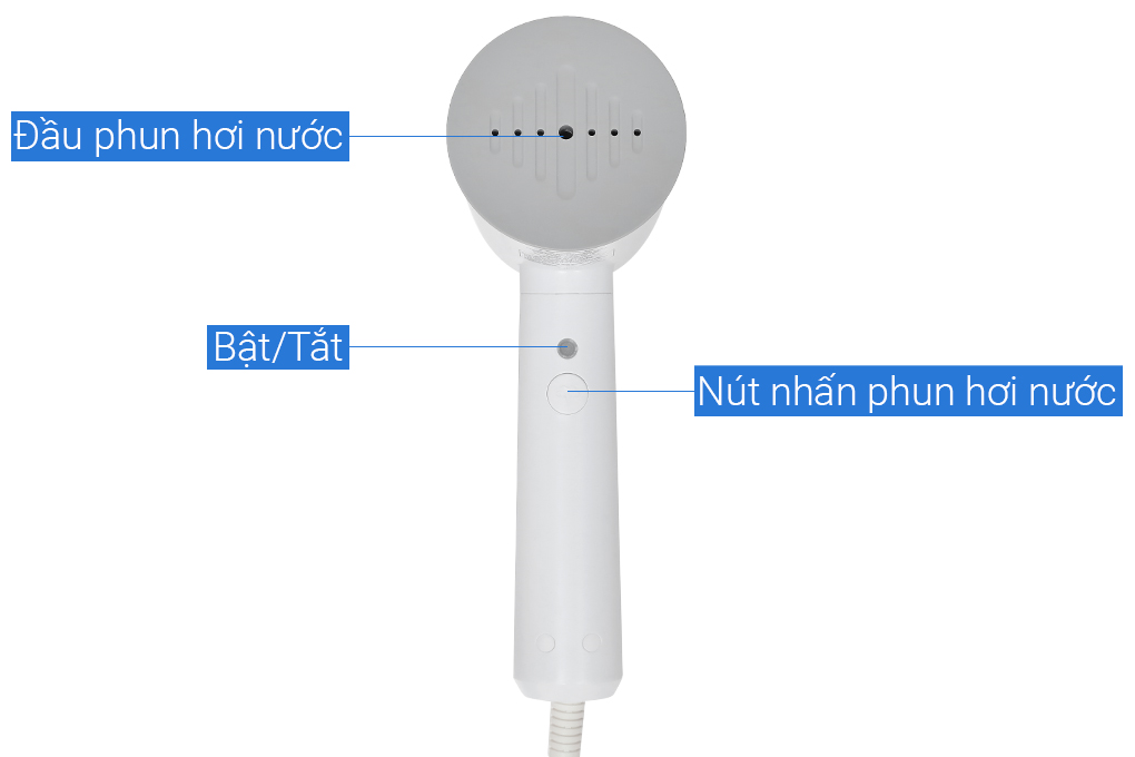 Bàn ủi hơi nước cầm tay Panasonic NI-GHD015WRA 1570W Bàn ủi hơi nước cầm tay Panasonic NI-GHD015WRA 1570W