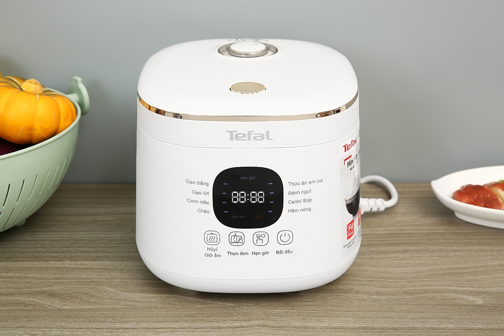 Nồi cơm điện tử Tefal 0.7 lít RK515168 Nồi cơm điện tử Tefal 0.7 lít RK515168