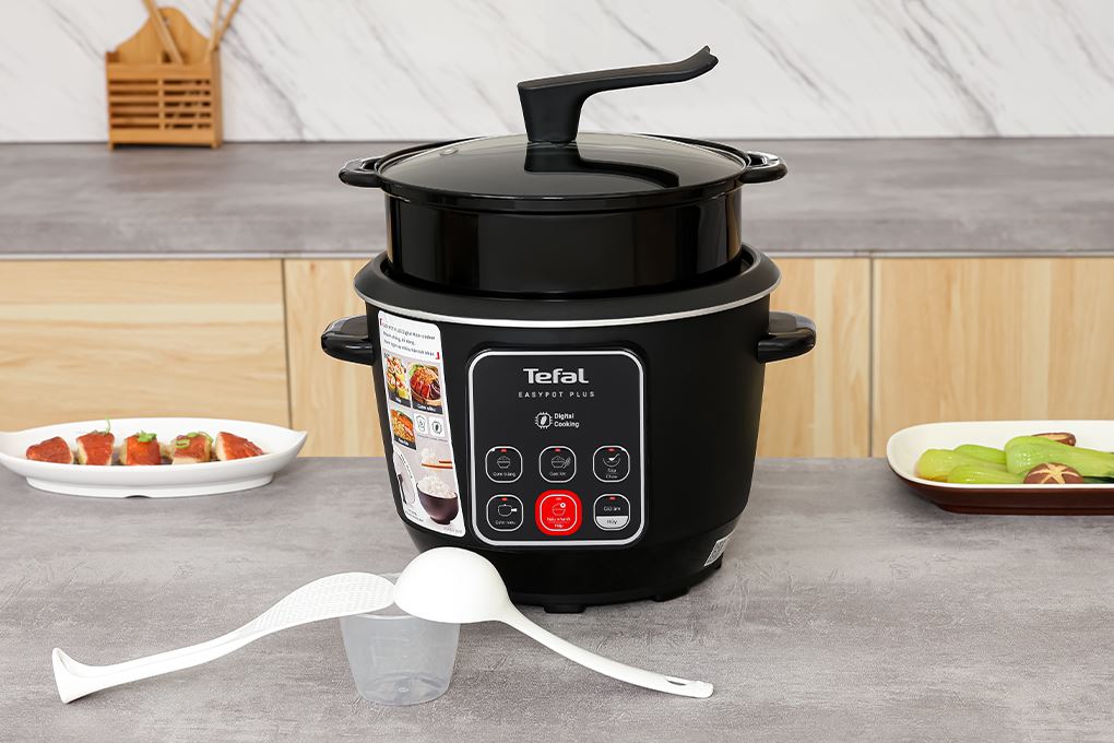 Nồi cơm điện tử Tefal 1.8 lít RK1088Y0 Nồi cơm điện tử Tefal 1.8 lít RK1088Y0