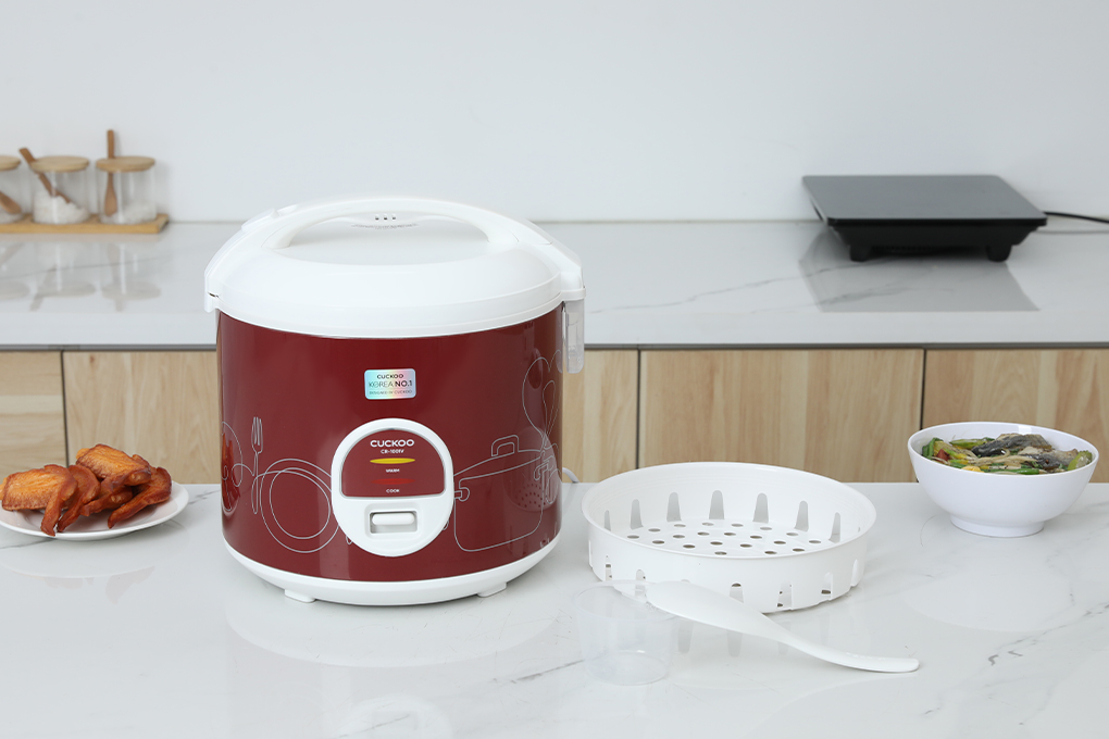 Nồi cơm nắp gài Cuckoo 1.8 lít CR-1001V/RDWHCRVNCV Nồi cơm nắp gài Cuckoo 1.8 lít CR-1001V/RDWHCRVNCV