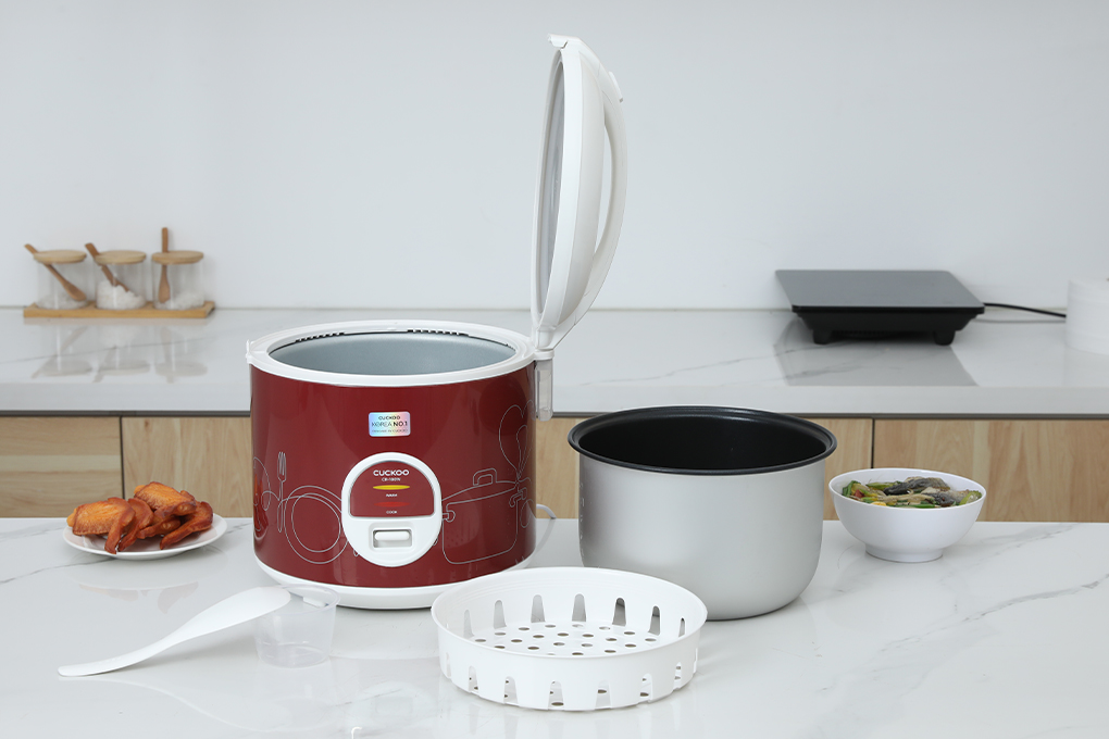 Nồi cơm nắp gài Cuckoo 1.8 lít CR-1001V/RDWHCRVNCV Nồi cơm nắp gài Cuckoo 1.8 lít CR-1001V/RDWHCRVNCV