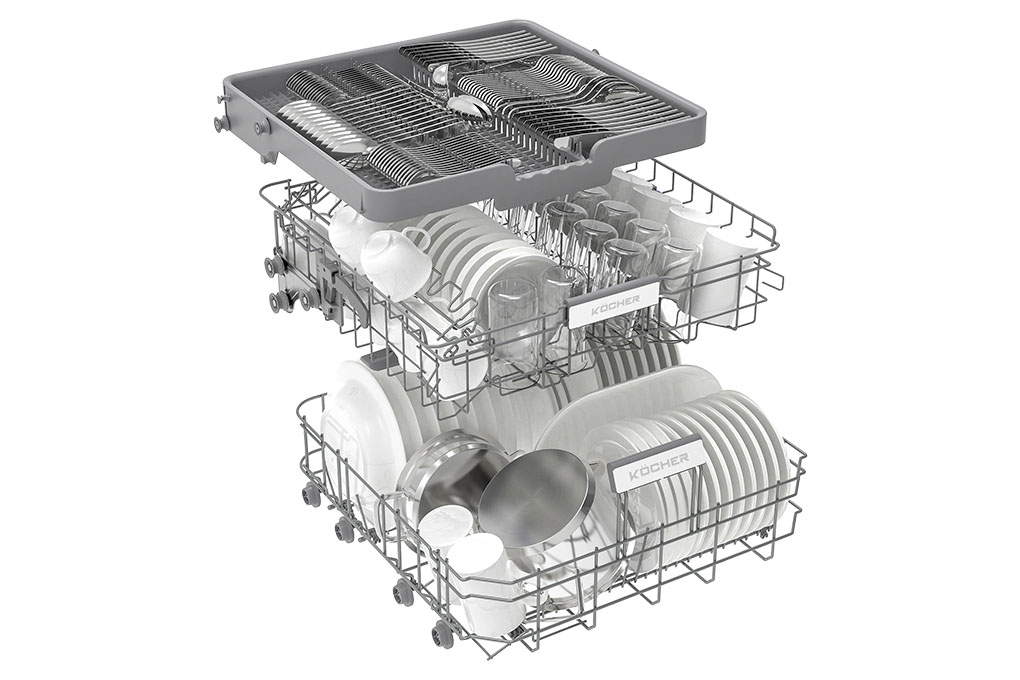 Máy rửa bát Kocher KDEU X15B Máy rửa bát Kocher KDEU X15B