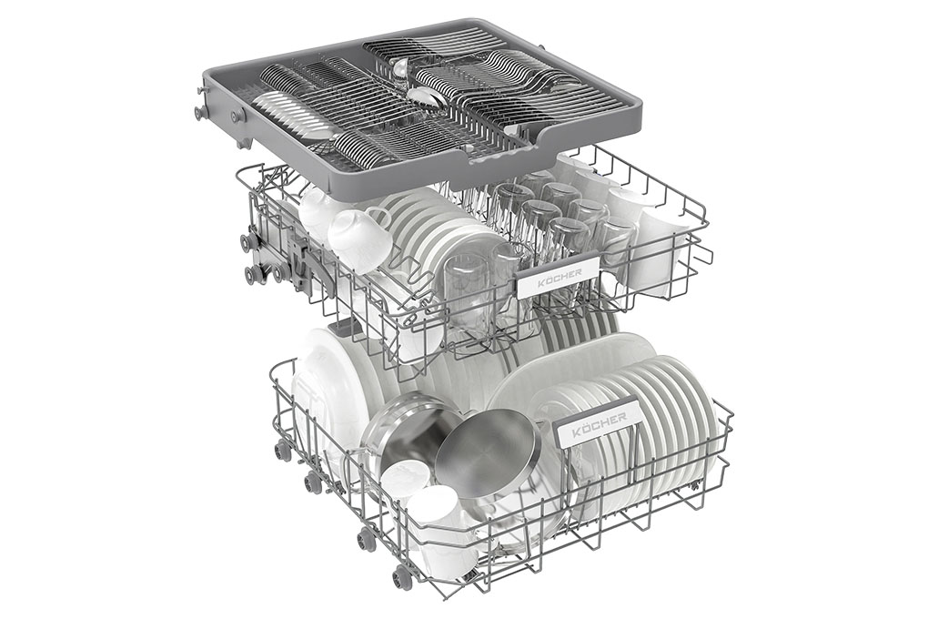 Máy rửa bát Kocher KDEU X15S Máy rửa bát Kocher KDEU X15S