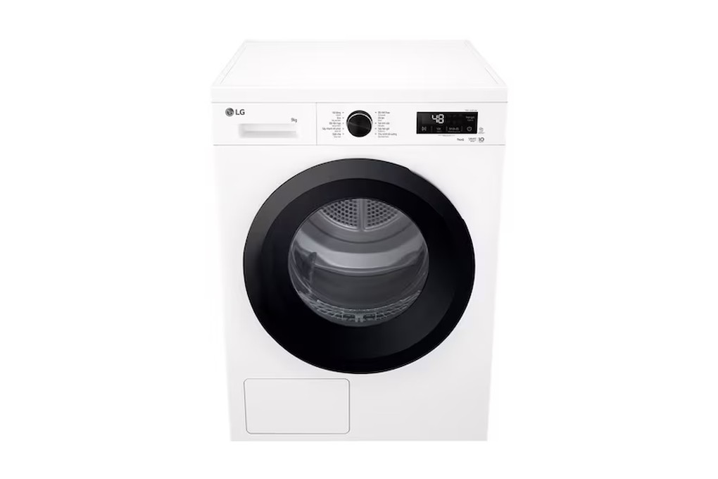 Máy sấy bơm nhiệt LG 9kg RB09NHP5W Máy sấy bơm nhiệt LG 9kg RB09NHP5W
