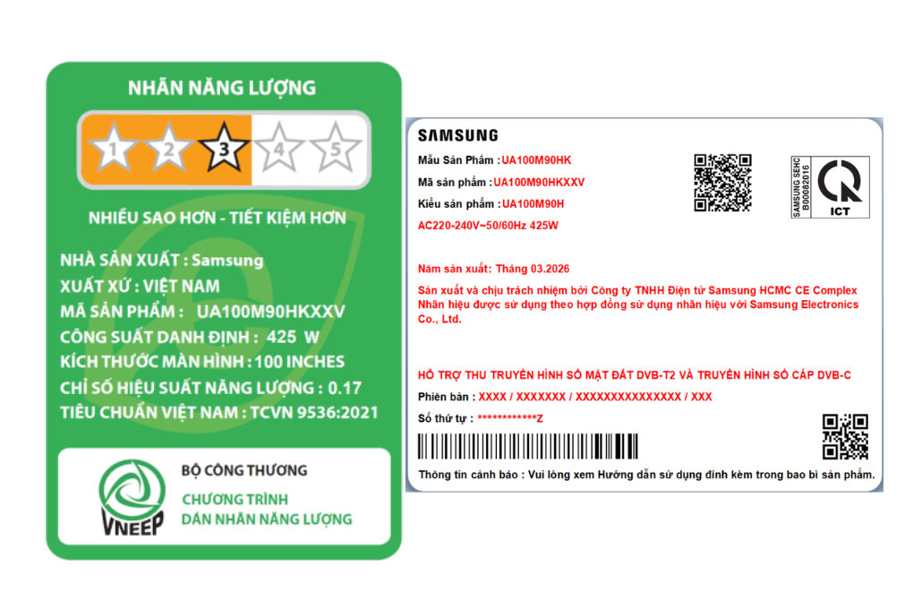 Smart Tivi Mini LED Samsung AI 4K 100 inch UA100M90H Smart Tivi Mini LED Samsung AI 4K 100 inch UA100M90H