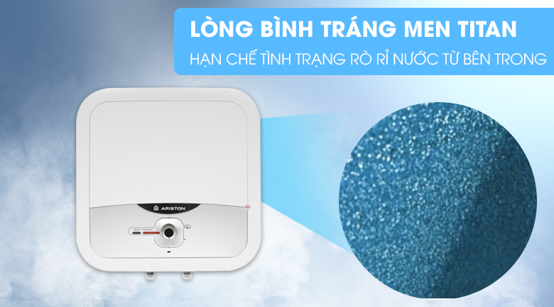 Tráng men Titan lòng bình - Bình nóng lạnh Ariston AN2 RS 15 lít