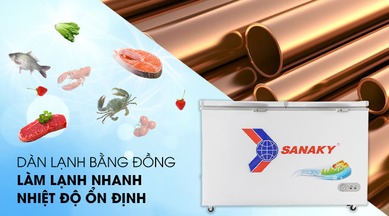 Tủ đông Sanaky 410 lít VH 5699HY