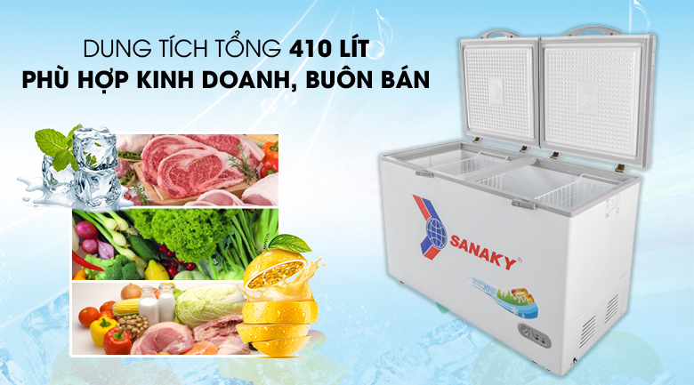 Tủ đông Sanaky 410 lít VH 5699HY