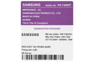 Loa Thanh Samsung Hw T420