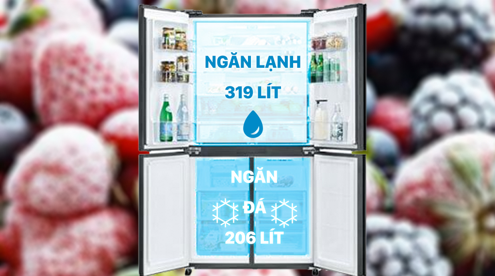 Tủ lạnh Sharp Inverter 525 lít SJ-FXP600VG-MR Tủ lạnh Sharp Inverter 525 lít SJ-FXP600VG-MR