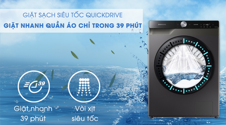 Máy giặt sấy Samsung AI Inverter 14kg WD14TP44DSB