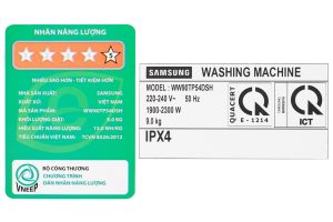 May Giat Samsung Inverter 9 Kg Ww90tp54dsh