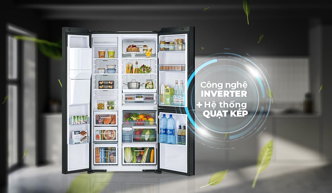 Tủ lạnh Hitachi Inverter 569 lít R-MY800GVGV0 MIR