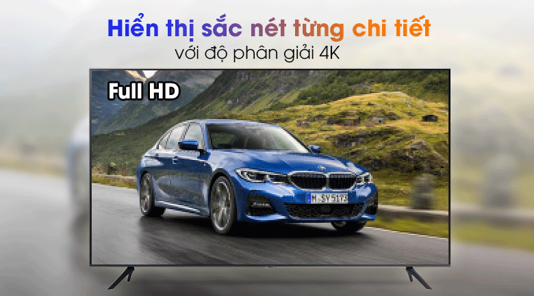 Smart Tivi Samsung 4K Crystal UHD 50 inch UA50AU7200