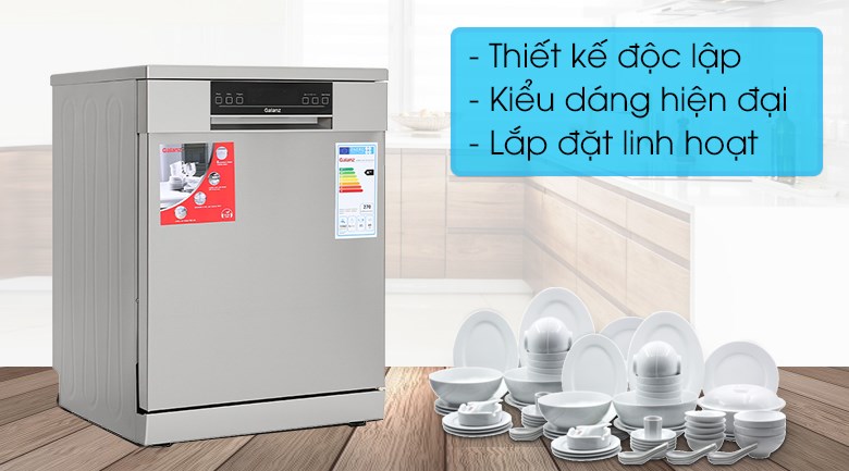 Máy rửa chén độc lập có sấy Galanz W60B1A401M-AE5(SS)