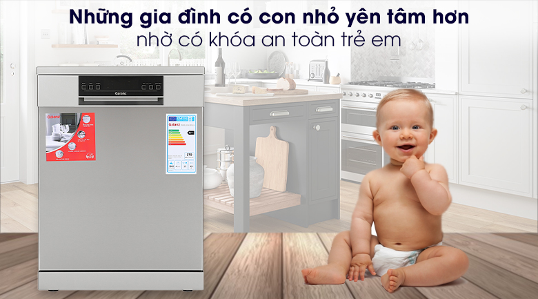 Máy rửa chén độc lập có sấy Galanz W60B1A401M-AE5(SS)