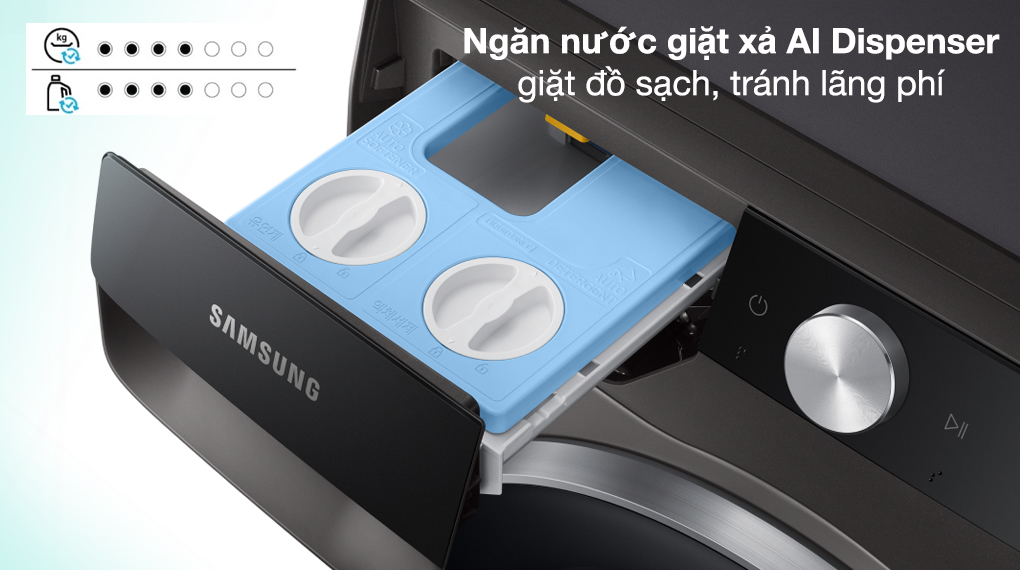 Máy giặt sấy Samsung Inverter 12 kg WD12TP34DSX