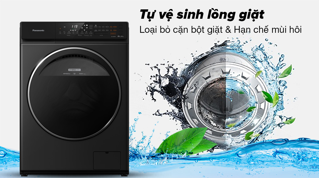 Máy giặt sấy Panasonic Inverter 9.5 kg NA-S956FR1BV