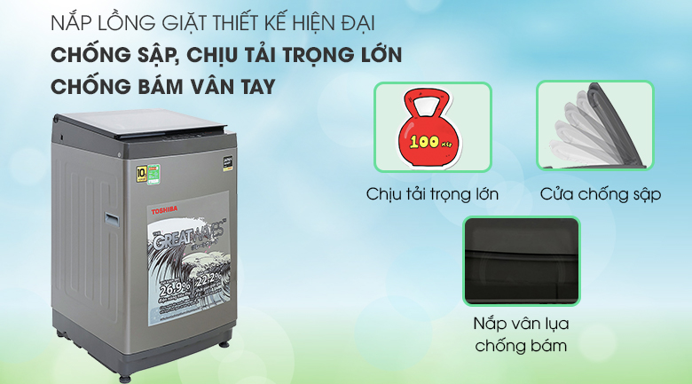 Máy giặt Toshiba 10.5 kg AW-UK1150HV(SG)