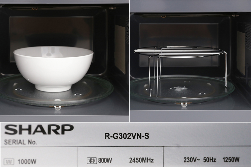 Lò vi sóng có nướng Sharp R-G302VN-S 23 lít