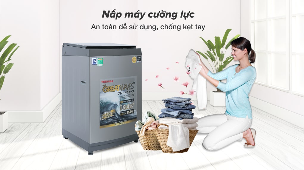 Máy giặt Toshiba Inverter 12 kg AW-DUK1300KV(SG)