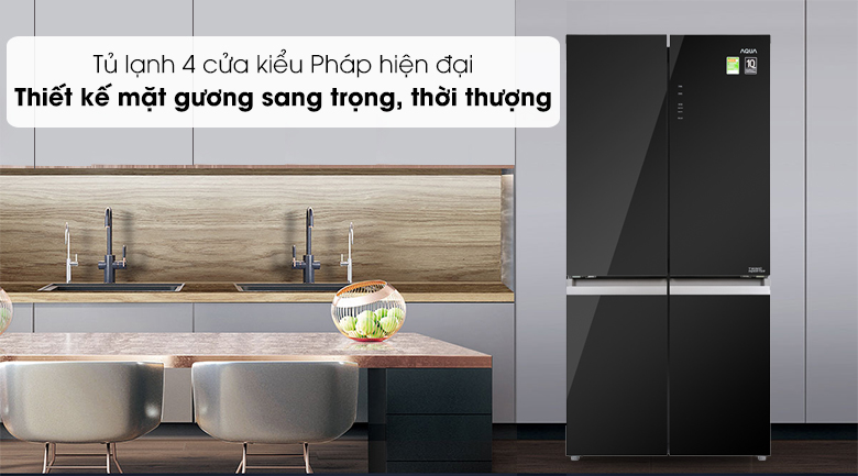 Tủ lạnh Aqua Inverter 549 lít AQR-IG636FM(GB)