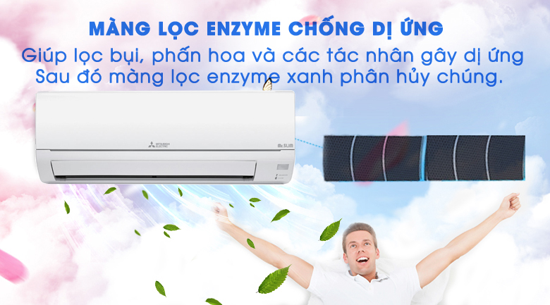 Điều hòa Mitsubishi Electric 1 chiều 9212 BTU MS-JS25VF