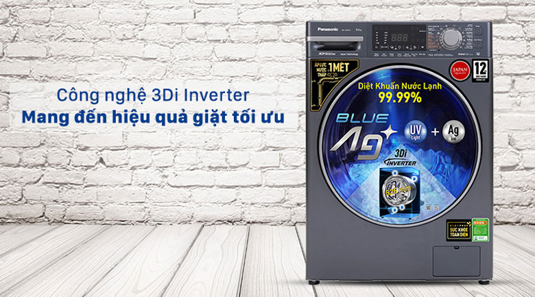 Máy giặt sấy Panasonic Inverter 10 kg NA-V10FC1LVT