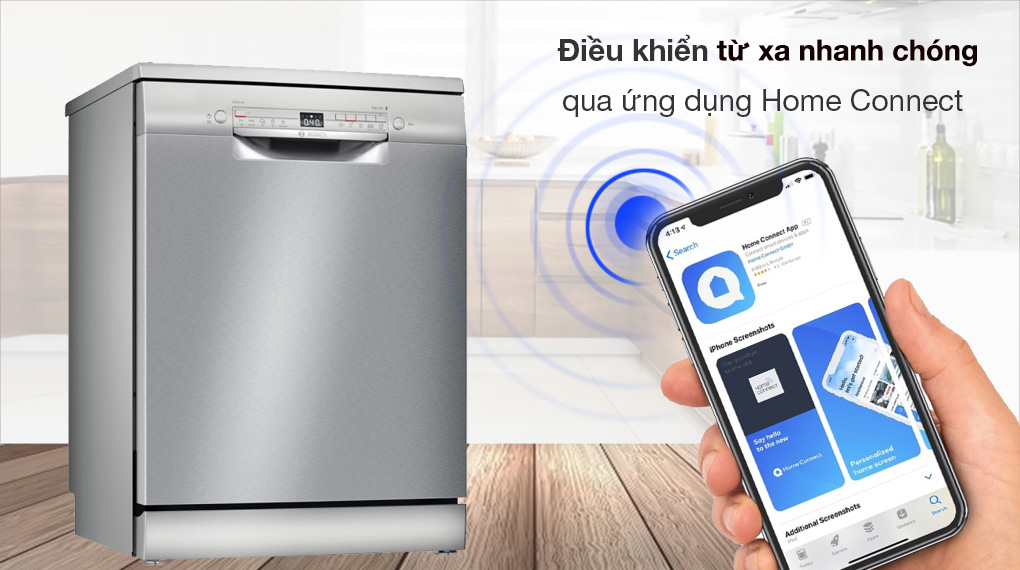 Máy rửa chén độc lập Bosch SMS4EVI14E