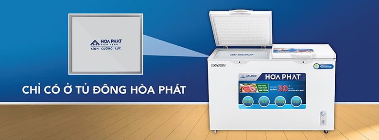 Tủ đông Hòa Phát Inverter 205 lít HCFI 506S2Đ2