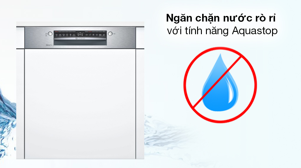 Máy rửa chén bán âm Bosch SMI4ECS14E