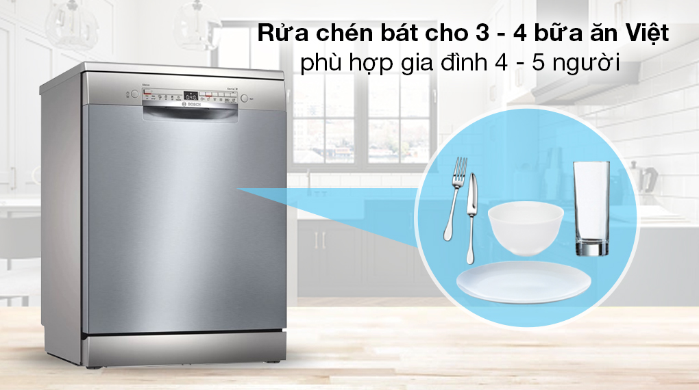 Máy rửa chén độc lập Bosch SMS2HAI12E