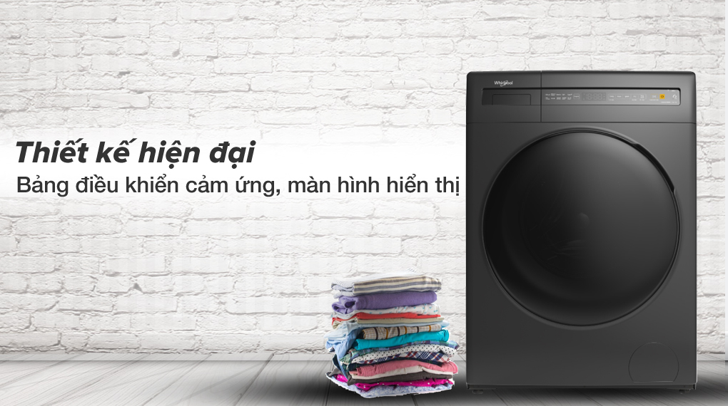 Máy giặt sấy Whirlpool Inverter 10.5 kg WWEB10702FG