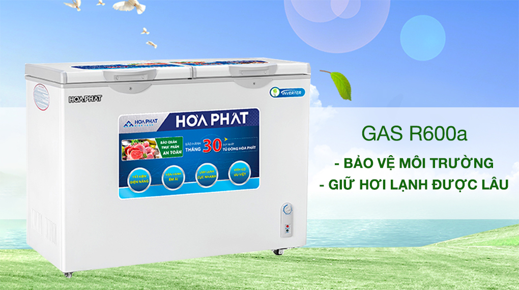 Tủ đông Hòa Phát 271 lít HCFI 656S2Đ2