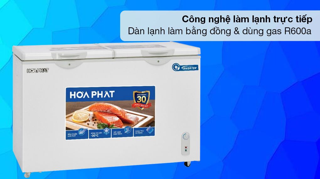 Tủ đông Hòa Phát Inverter 352 Lít HPF AD8352