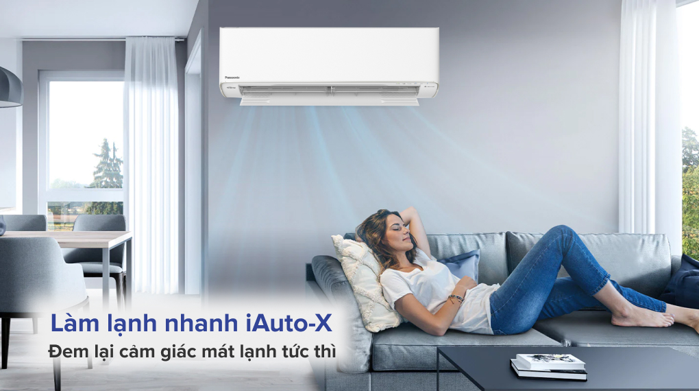 Máy điều hòa 2 chiều Panasonic Inverter 11900 BTU CU/CS-XZ12ZKH-8