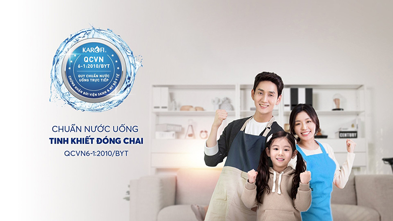 Máy lọc nước Karofi KAQ-U05 10 lõi