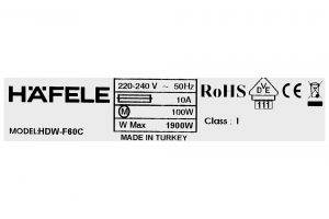 May Rua Chen Doc Lap Hafele Hdw F60c 53323.200)