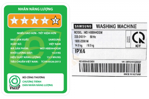 May Giat Say Samsung Inverter 14 Kg Wd14bb944dgmsv